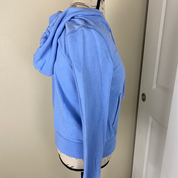 Light Blue VS Pink Zip Up Hoodie Jacket - Picture 6 of 9